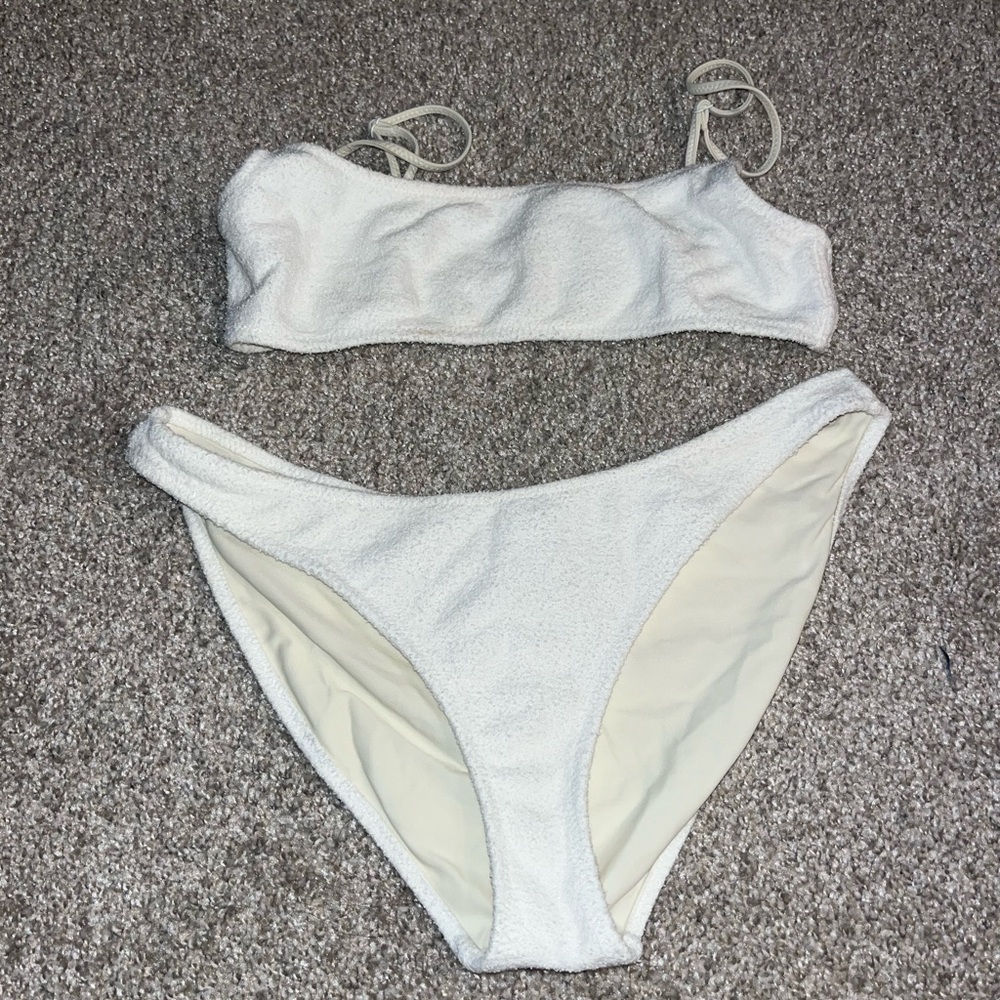 Triangl Swimwear White Bikini Set